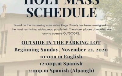 Instagram Post: New Holy Mass Schedule for Our Lady of L…